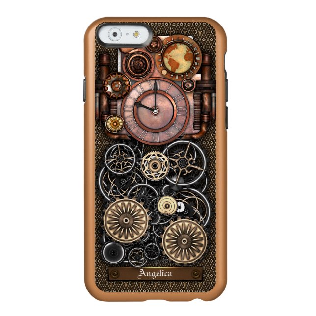 Vintag Steampunk Time Redux #2 Incipio iPhone Hülle (Rückseite)