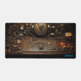 Vintag Steampunk Tinkerer Science Fiction XL Schreibtischunterlage