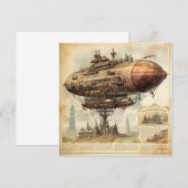 Vintag Steampunk Zeppelin (10) (Vorne/Hinten)
