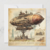 Vintag Steampunk Zeppelin (10) (Vorderseite)