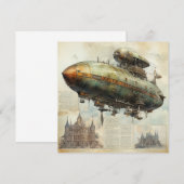 Vintag Steampunk Zeppelin (7) (Vorne/Hinten)