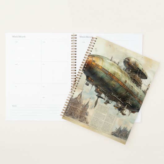 Vintag Steampunk Zeppelin (7) Planer (Anzeige)