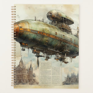Vintag Steampunk Zeppelin (7) Planer