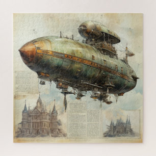 Vintag Steampunk Zeppelin (7) Puzzle