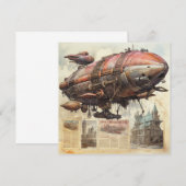 Vintag Steampunk Zeppelin (9) (Vorne/Hinten)