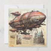 Vintag Steampunk Zeppelin (9) (Vorderseite)