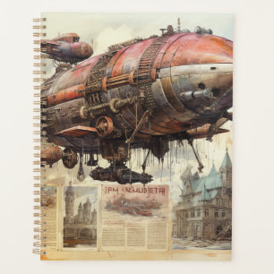Vintag Steampunk Zeppelin (9) Planer