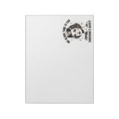 Vintag Stewardess Notepad Notizblock (Rotiert)