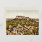 Vintag Stirling Castle Scotland Postkarte (Vorne/Hinten)
