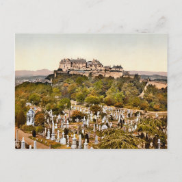 Vintag Stirling Castle Scotland Postkarte