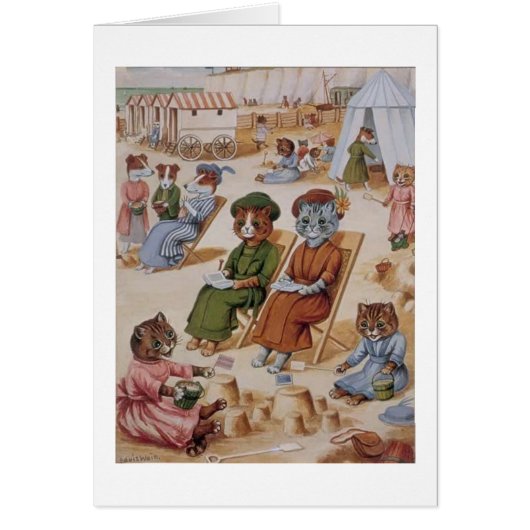 Vintag - Strand-Tag für Katzen, (Vorne)