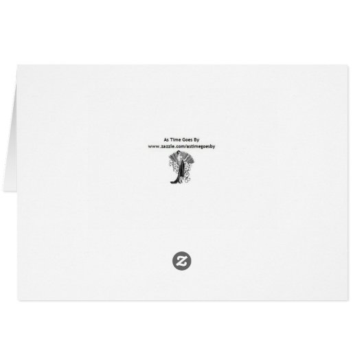 Vintag - Strand-Tag mit einem Bernhardiner, (Rückseite Horizontal)