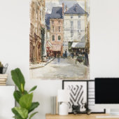 Vintag Street Image druckbar Poster (Heimbüro)