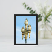 Vintag Street Light - San Francisco Postkarte (Stehend Vorderseite)