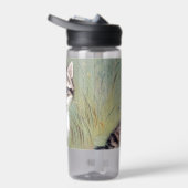 Vintag Striped Kitten Illustration Trinkflasche (Rechts)