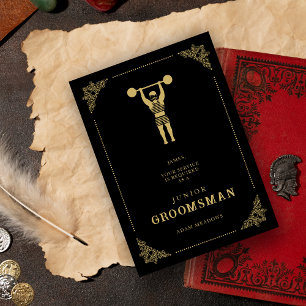 Vintag Strongman Fake Golden Junior Trauzeuge