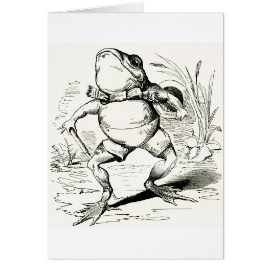 Vintag - Strutting Debonair Frosch, (Vorne)