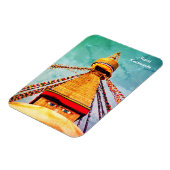 Vintag Stupa - Boudhanath, Kathmandu, Nepal Magnet (Linke Seite)