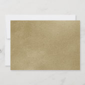 Vintag Style 50th Anniversary Einladung (Rückseite)