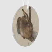 Vintag-Style Albrecht Dürer - Hare Acrylic Ornament (Vorderseite)