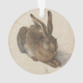 Vintag-Style Albrecht Dürer - Hare Acrylic Ornament (Rückseite)