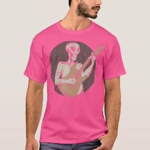 Vintag Style Alien Guitar T-Shirt