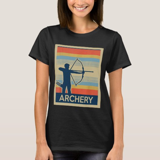 Vintag Style Archery T T-Shirt (Vorderseite)