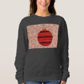 Vintag Style Art Weihnachtsschmuck Sweatshirt (Vorderseite)