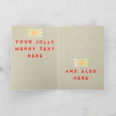 Vintag Style Astronomen Weihnachten Telescope Sky (Innenseite)