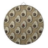 Vintag Style Avocado Pattern Dartscheibe (vorne)