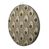 Vintag Style Avocado Pattern Dartscheibe (Vorderseite rechts)