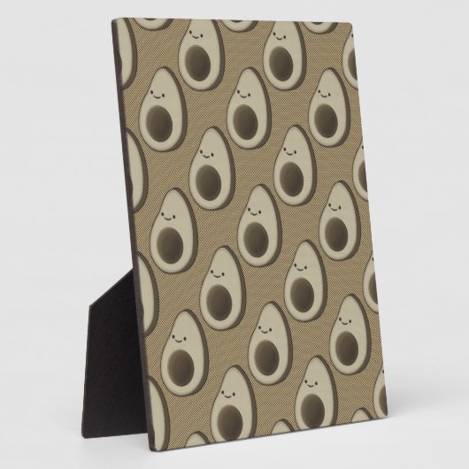 Vintag Style Avocado Pattern Fotoplatte (Seite)