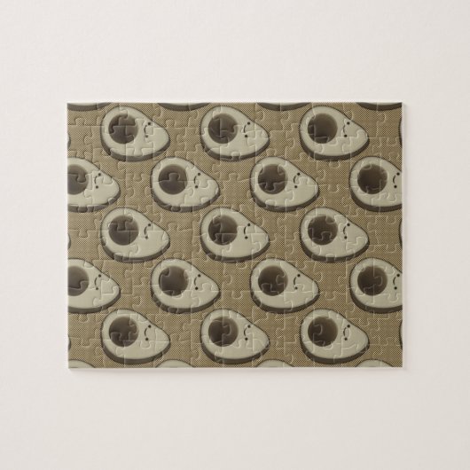 Vintag Style Avocado Pattern Puzzle (Horizontal)