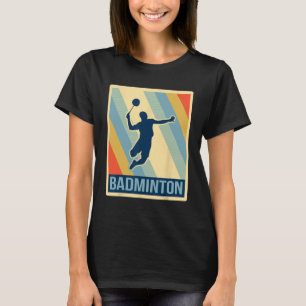 Vintag Style Badminton T Shirt