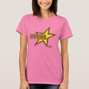 Vintag Style Barack Obama Star T Shirt