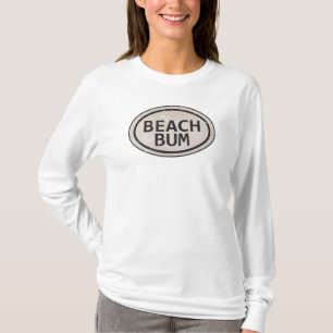 Vintag Style Beach Bum Beach Tag Shirt