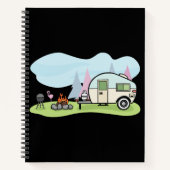 Vintag Style Camper SpiralNotebook Notizbuch (Vorderseite)