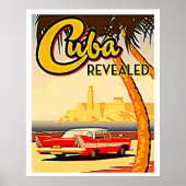 Vintag Style Cuba Poster (Vorne)
