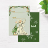 Vintag Style Engel Weihnachtsgeschenk Tag (Schreibtisch)