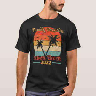 Vintag Style Family Vacation 2022 Polynesischer Sa T-Shirt