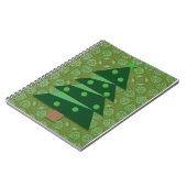 Vintag Style Green Christmas Tree Journal Notizblock (Linke Seite)