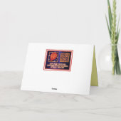 Vintag Style Happy Osterkarte Dankeskarte (Rückseite)