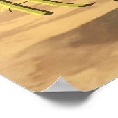 Vintag Style Hawaii Travel Poster (Ecke)