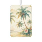 Vintag Style Hawaiian Travel Honolulu Autolufterfrischer (Rückseite)