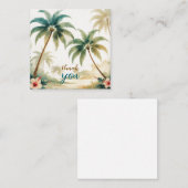 Vintag Style Hawaiian Travel Honolulu Begleitkarte (Vorne/Hinten)