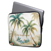 Vintag Style Hawaiian Travel Honolulu Laptopschutzhülle (Vorderseite Links)