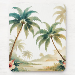 Vintag Style Hawaiian Travel Honolulu Mousepad