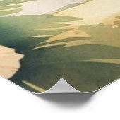 Vintag Style Hawaiian Travel Honolulu Poster (Ecke)