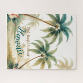 Vintag Style Hawaiian Travel Honolulu Puzzle (Horizontal)