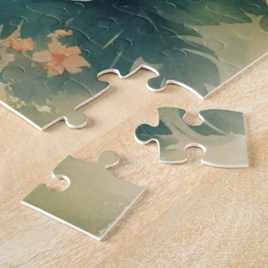 Vintag Style Hawaiian Travel Honolulu Puzzle (Seite)
